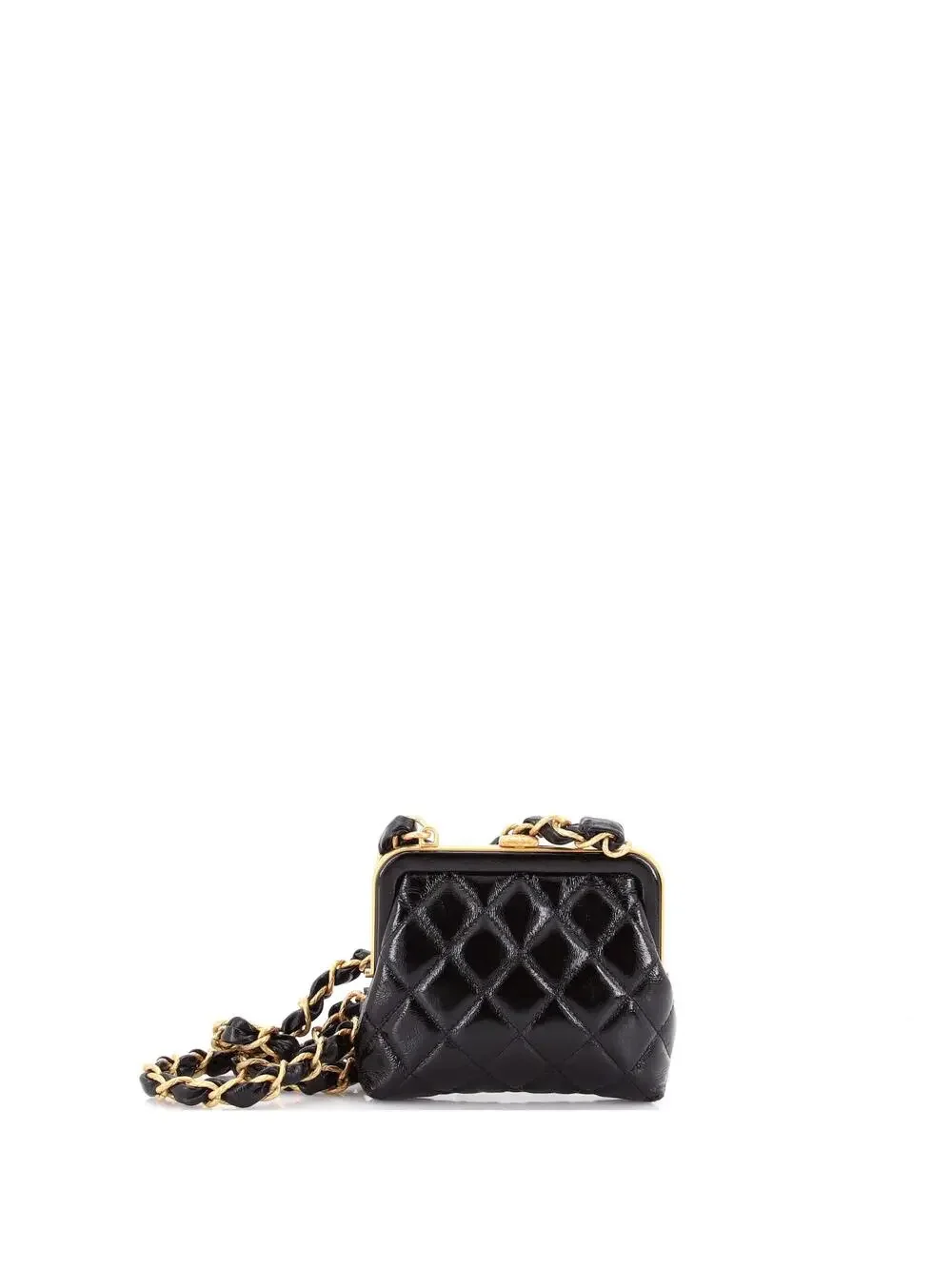 Chanel Bow Frame Clutch With Chain #237497C37B